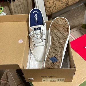 Sherry crest white mule sneakers. Never worn